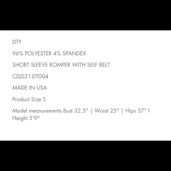 NWT belted romper - Picture 4 of 7